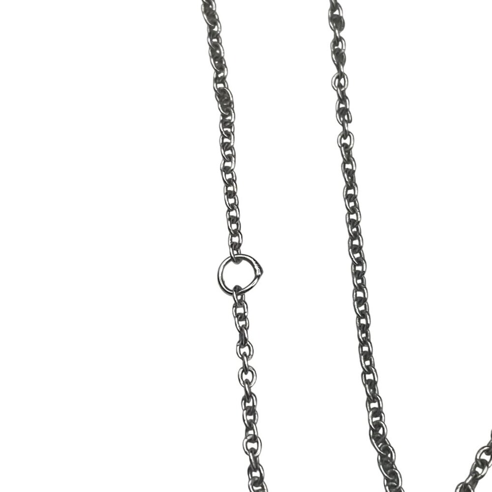 925 Sterling Silver Murano Millefiori Glass Pendant Necklace 18" Vera Wang Chain - Picture 9 of 10